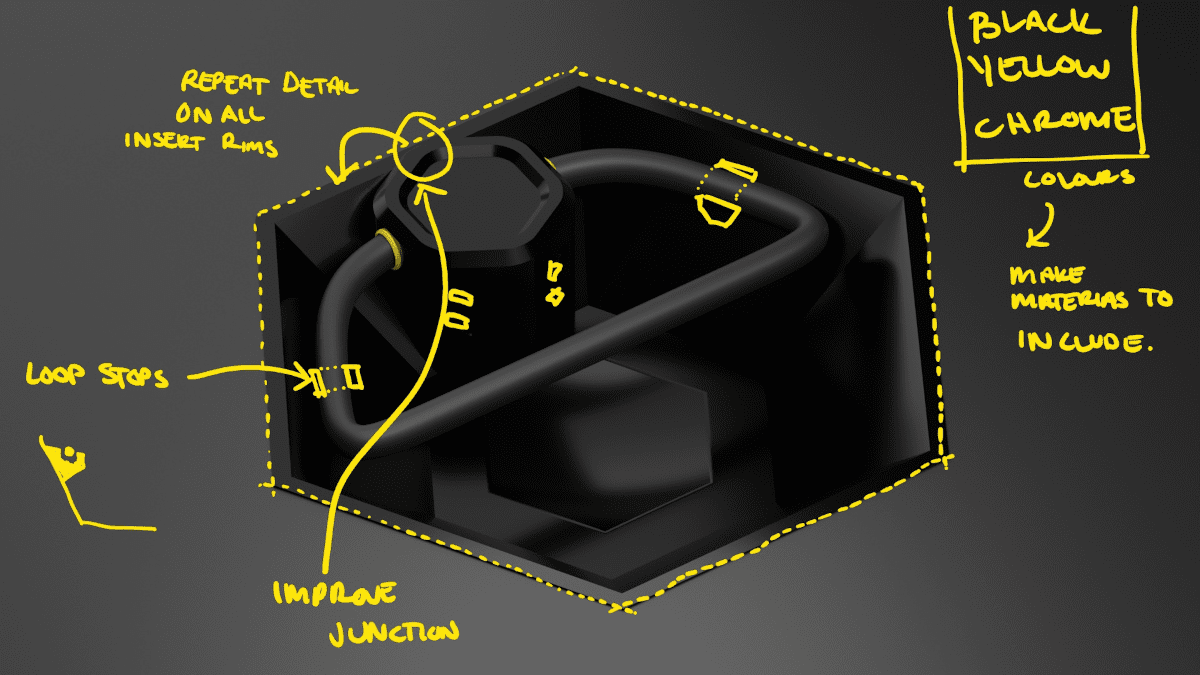 Amending 3D mesh insert