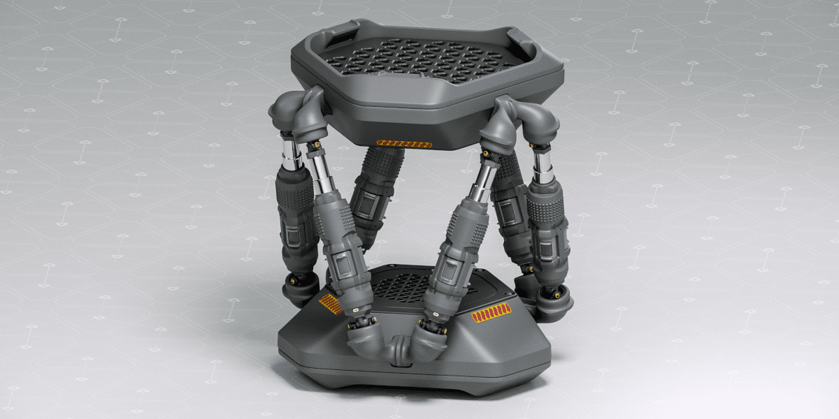 Final hexapod for Mini Pack 02