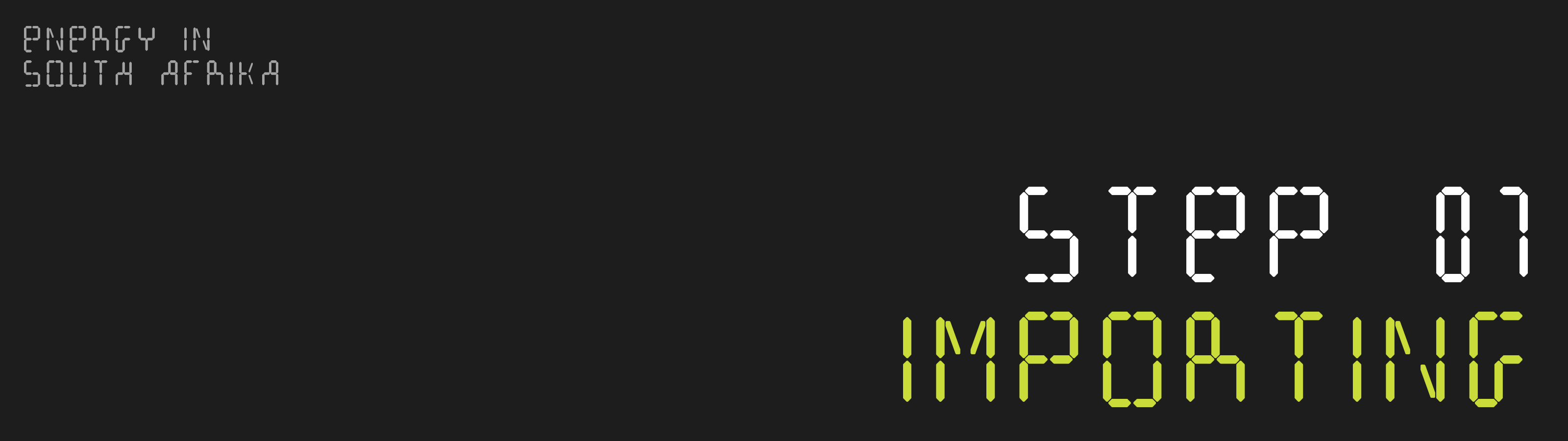 Step 1 Importing the Datasets